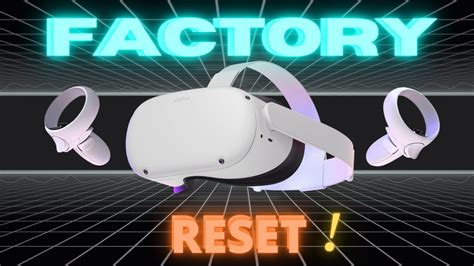 Here's the steps for performing a factory reset on the Quest 2: From the Headset: Power off the headset; Press and hold volume down & Power; This will boot into the USB Update Mode menu; Press volume button to move selection, press power button to make the selection; Navigate to Factory Reset and press the Power button